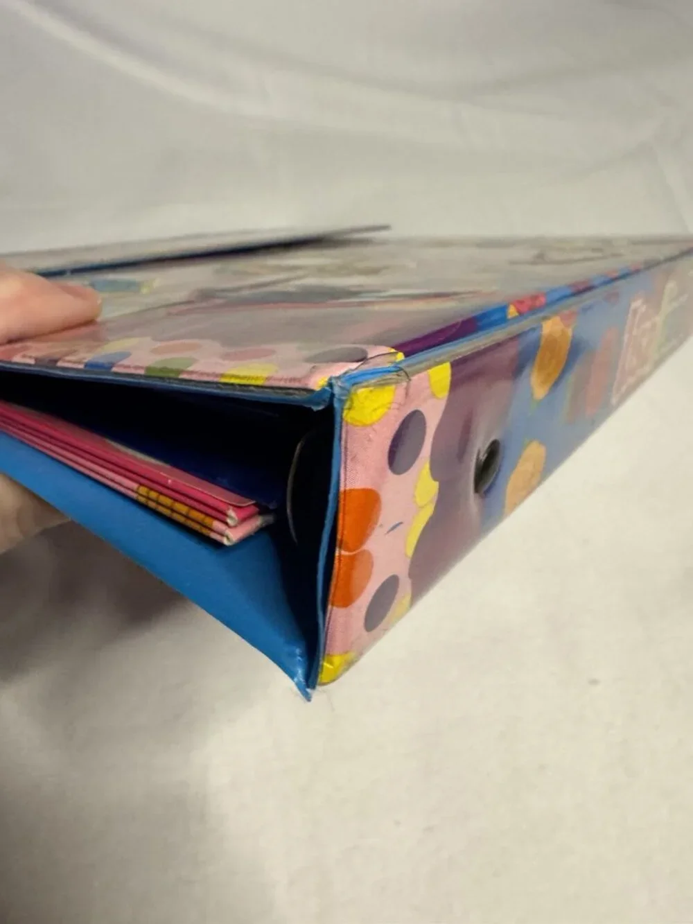 Vintage Lisa Frank Princess Pearl Dog Trapper Keeper Binder Folders Stickers Lot